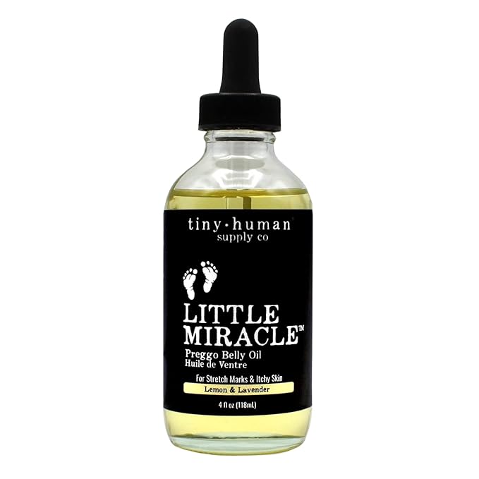 Little Miracle Preggo Belly Oil (Lemon & Lavender) for Pregnancy Stretch Marks and Itching-VivaGrace Women