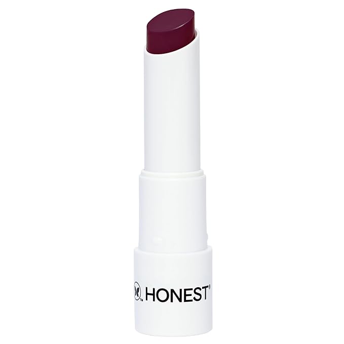 Honest Beauty Tinted Lip Balm | Antioxidant-rich Acai Extracts + Avocado Oil | EWG Certified, Vegan, Cruelty Free | Plum Drop-VivaGrace Women