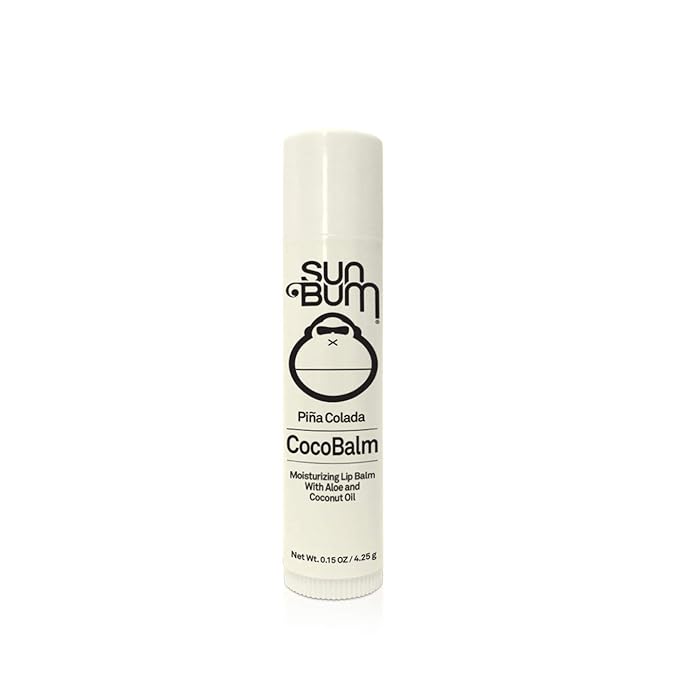 Sun Bum Piña Colada Cocobalm | Hydrating Lip Balm with Aloe | Hypoallergenic, Paraben Free, Silicone Free, | 0.15oz Stick (20-48058)-VivaGrace Women