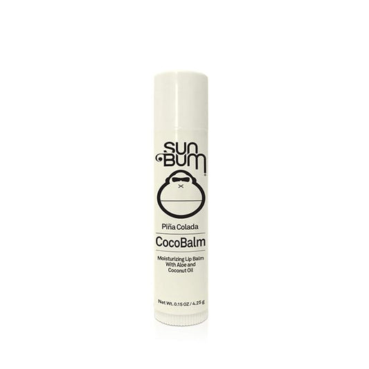 Sun Bum Piña Colada Cocobalm | Hydrating Lip Balm with Aloe | Hypoallergenic, Paraben Free, Silicone Free, | 0.15oz Stick (20-48058)-VivaGrace Women