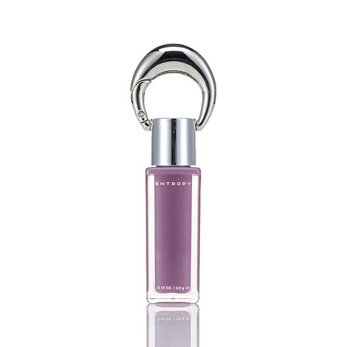 ENTROPY Makeup 2-in-1 Charm Shiny Glowy Lip & Cheek Gloss Tint Keychain, High Pigment Glossy Lip Color & Plumping Gloss, C10 Taaffeite Charm