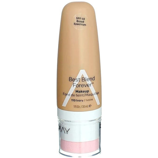 Almay Best Blend Forever Foundation, Ivory, 1 fl. oz., SPF 40 Broad Spectrum-VivaGrace Women