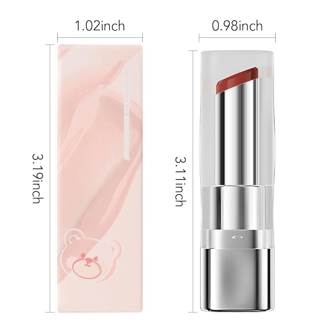 1Pcs Tinted Lip Balm Moisturizing Lipstick – Cool Plum Red Sheer Hydrating Lip Color for Dry Lips – Nourishing Lip Balm for All Women with a Subtle Natural Scent (S04 Winter)-VivaGrace Women