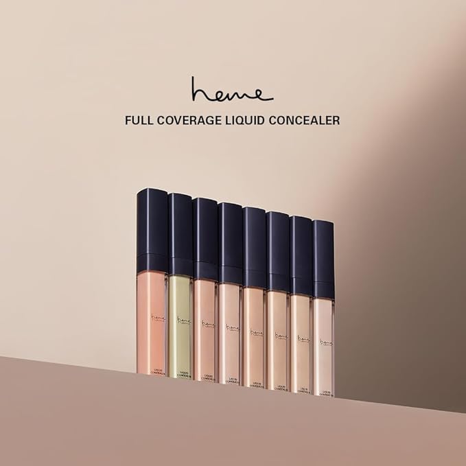 heme Full coverage liquid concealer 6ml (01 Ivory)-VivaGrace Women