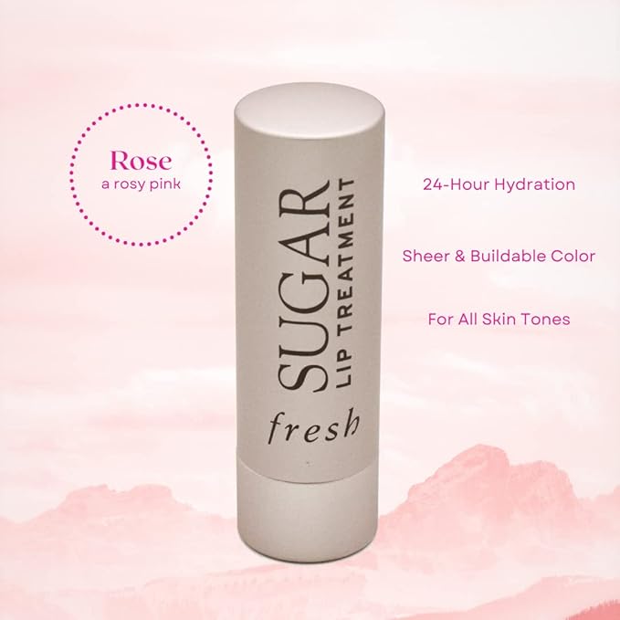 Fresh Sugar Lip Treatment - Rose Lip Treatment Women 0.15 oz-VivaGrace Women