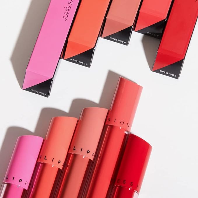 JUNG SAEM MOOL OFFICIAL LIP-PRESSION Water Lasting Tint (Dew Scarlet)-VivaGrace Women