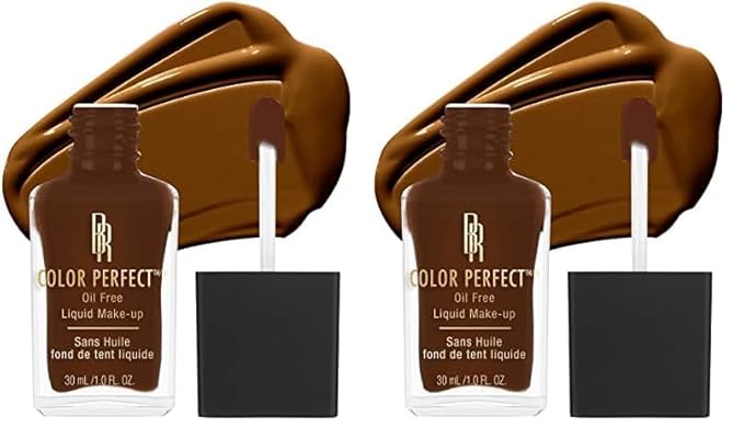 Black Radiance Color Perfect Liquid Full Coverage Foundation Makeup, Haute Cocoa, 1 Ounce (Pack of 2)-VivaGrace Women