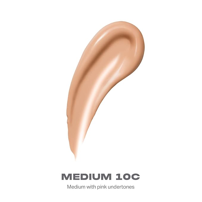 Morphe Lightform Liquid Foundation - Extended Hydration Foundation Makeup with a Lasting, Natural Radiant Finish - Long-Wearing Formula with Buildable, Medium Coverage - Medium 10C (1.01 fl oz)-VivaGrace Women