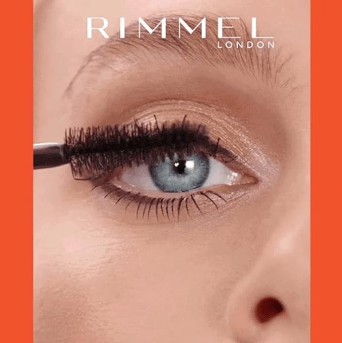Rimmel London Scandaleyes Mascara, Waterproof, Long-Wearing, Smudge-Proof, 001, Black, 0.41oz