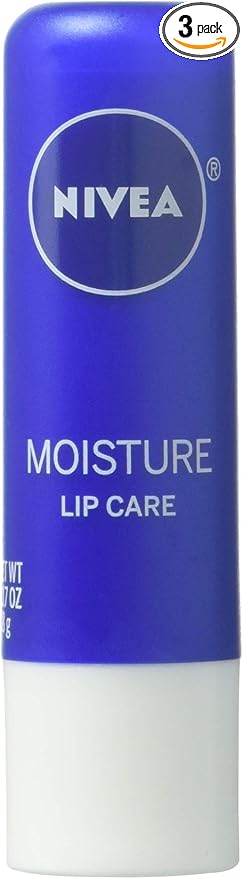 Nivea Moisture Lip Care 0.17 OZ (Pack of 3)-VivaGrace Women