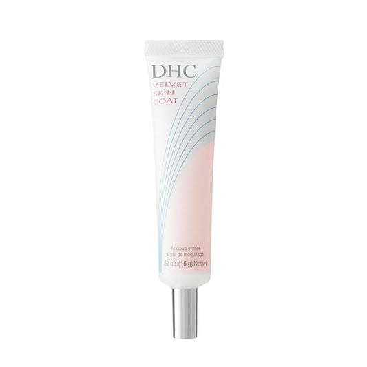 DHC Velvet Skin Coat, Mattifying Makeup Primer, Powder-Gel Formula, Minimizes look of pores, fine lines, and Imperfections, All skin types, Fragrance and Colorant Free, 0.52 oz. Net wt-VivaGrace Women