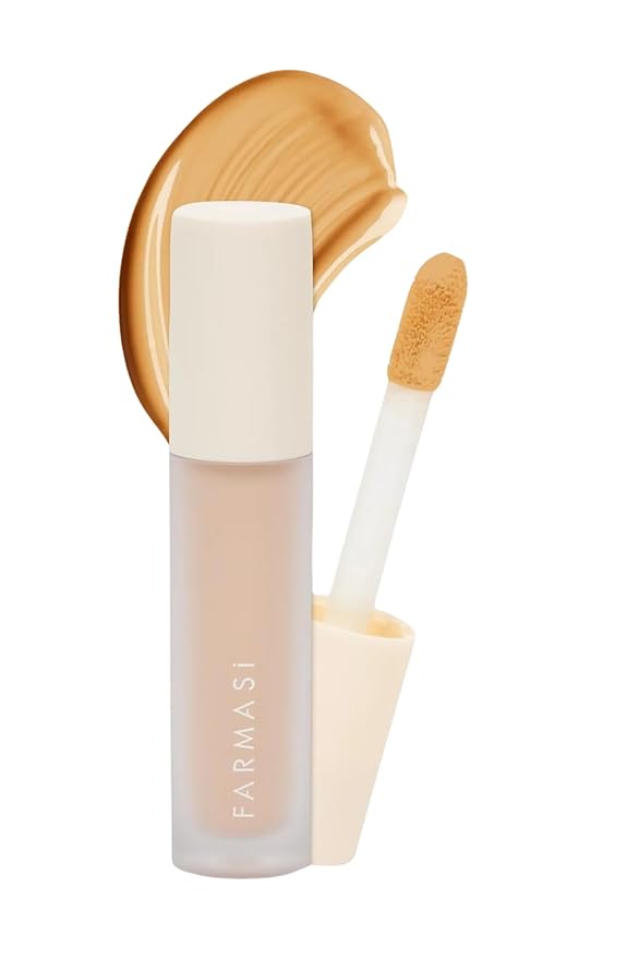 FARMASI Vfx Pro Liquid Concealer Makeup, All-in-one Full Coverage, Highly Pigmented Concealer for All Skin Type, Hide Shadows & Imperfections, Enhance Skin Fullness Foundation Concealer 0,24 Fl Oz W09-VivaGrace Women