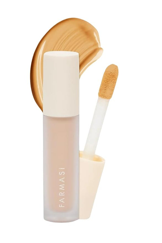 FARMASI Vfx Pro Liquid Concealer Makeup, All-in-one Full Coverage, Highly Pigmented Concealer for All Skin Type, Hide Shadows & Imperfections, Enhance Skin Fullness Foundation Concealer 0,24 Fl Oz W09-VivaGrace Women