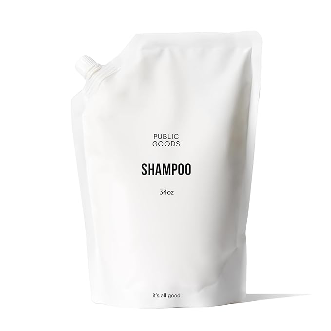 Public Goods Shampoo for Women & Men | Natural Gentle Shampoo to Cleanse & Nourish All Hair Types | Made with Organic Essential Oils | Sulfate & Paraben Free | Vegan | Made in Canada | 34 Fl Oz Refill-VivaGrace Women