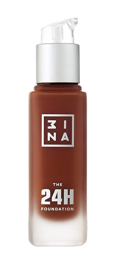 3INA The 24H Foundation 675-24H Long-Wearing Formula - Medium To High Buildable Coverage - Smooth Matte Finish - Expanded Shade Selection - Waterproof, Cruelty Free, Vegan Makeup - 1.01 Oz-VivaGrace Women
