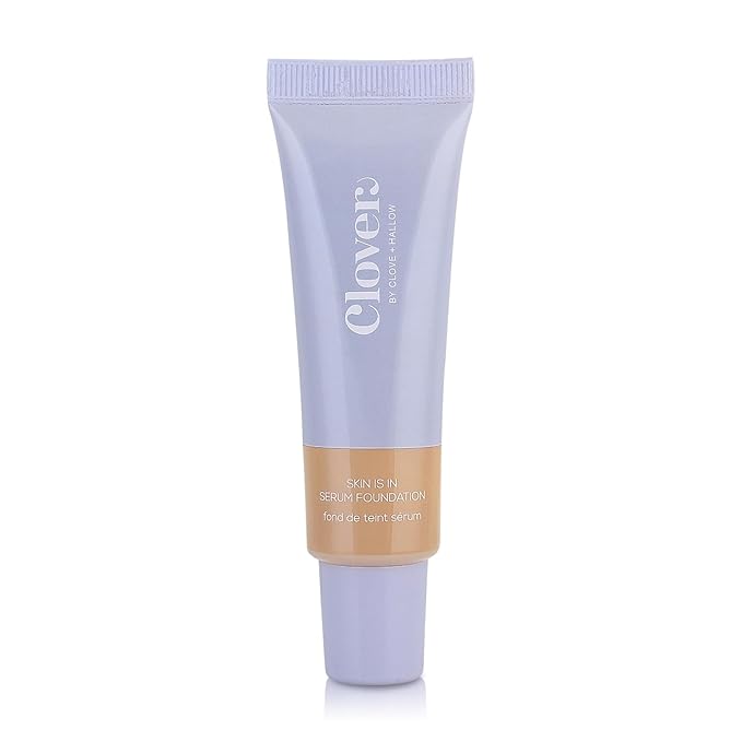 Clover Skin Is In Serum Foundation | Hydrating Face Serum, Lightweight Foundation, Cruelty-Free & Vegan | With Squalane And Sunflower Seed Wax | 30 ml - Shade 05 (Light)-VivaGrace Women