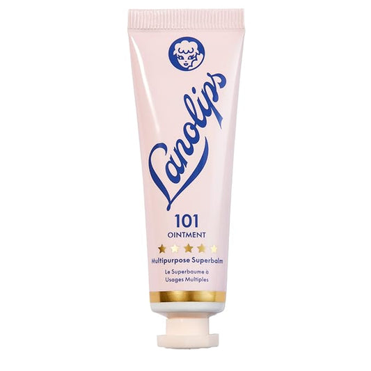 Lanolips 101 Ointment Multi-Balm, Original Superbalm - Contains Pure Lanolin Oil for Smooth, Hydrated & Healthy Lips - Natural Lip Balm for Dry Lips, Cuticles & More (0.52 oz)-VivaGrace Women