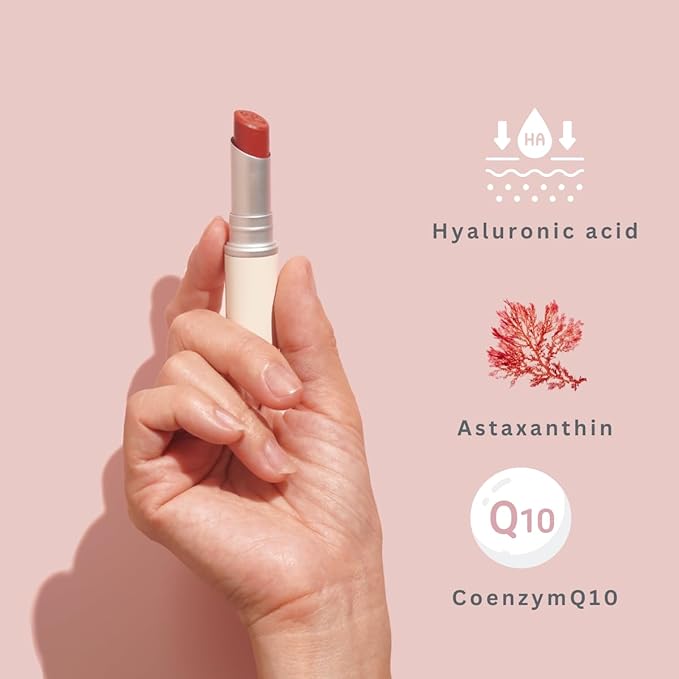 Natural Lip Balm - Anti-Aging with 100%-grassfed Beef Tallow, CoQ10, Astaxanthin, Hyaluronic acid - Ultra Moisturizing, Conditioning, All natural, Organic, Made in USA-VivaGrace Women