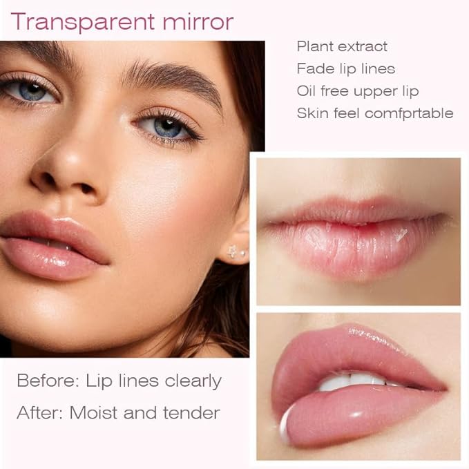 Rose Lip Oil Moisturizing Nourishing Repair Lips Reduce Fine Lines Relieve Dryness Long-Lasting Daily Use Lip Care-VivaGrace Women