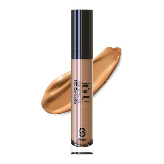 Sistar it's U Skin Perfecting HD Concealer Full Coverage Lightweight Long Lasting Correcting Liquid Contour Cover Masker Makeup 5 ml / 0.17 fl. oz (Tan)-VivaGrace Women