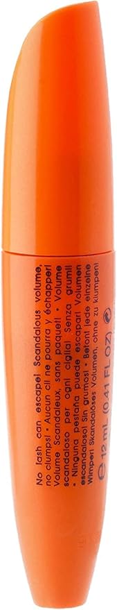 Rimmel London Scandaleyes Mascara, Waterproof, Long-Wearing, Smudge-Proof, 001, Black, 0.41oz