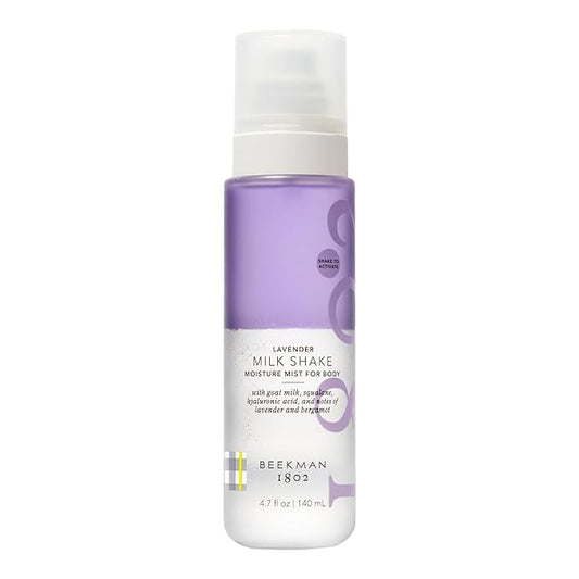 Beekman 1802 Lavender Milk Shake - Body Mist - 4.7 fl. oz - With Hyaluronic Acid & Jojoba Oil - Instantly Moisturizes, Hydrates & Softens - Good for Sensitive Skin - Cruelty Free-VivaGrace Women