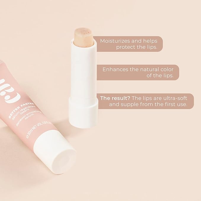 PINK ME NOW, Exfoliating Rosy Lip Balm, Daily Natural Lip Balm with 3-in-1 Action, (4g)-VivaGrace Women