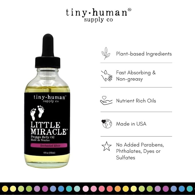 Little Miracle Preggo Belly Oil (Enchanted Elixir) for Pregnancy Stretch Marks and Itching-VivaGrace Women