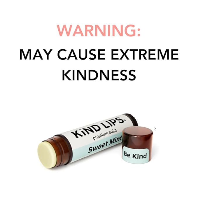 Kind Lips Lip Balm - Nourishing & Moisturizing Lip Care with Shea Butter, Beeswax & Vitamin E | Sweet Mint Flavor | 0.15 Ounce (Pack of 5)-VivaGrace Women