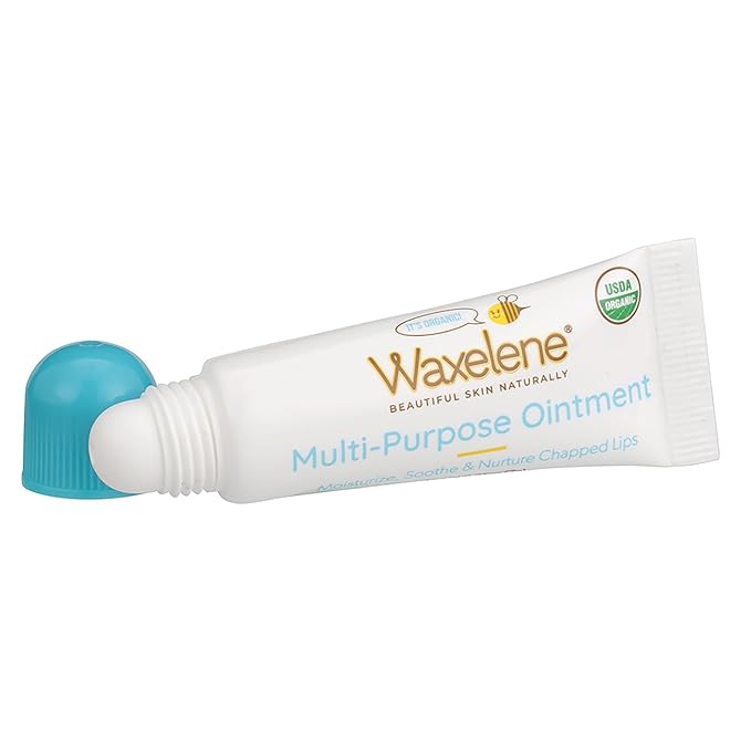 Waxelene Multi-Purpose Ointment, Organic, Lip Tube, Single-VivaGrace Women