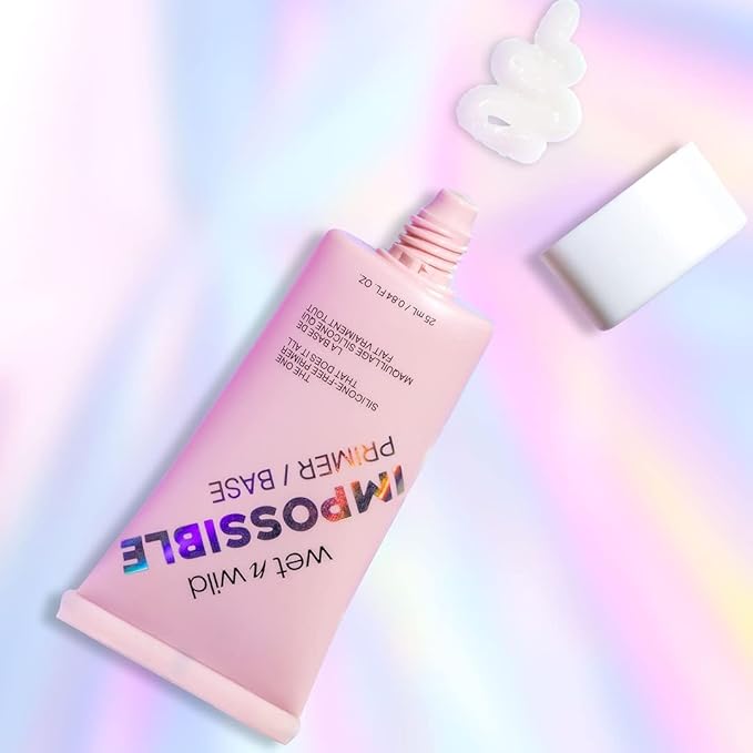 wet n wild Prime Focus Impossible Primer, Clear, Hydrating Matte Finish, 0.84 Fl Oz-VivaGrace Women