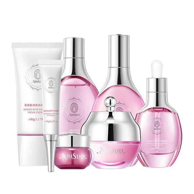 Hyaluronic Acid Anti Aging Skin Care Set Daily Skincare Kit For Women Gift Set 7 Pieces Women Beauty Set-VivaGrace Women