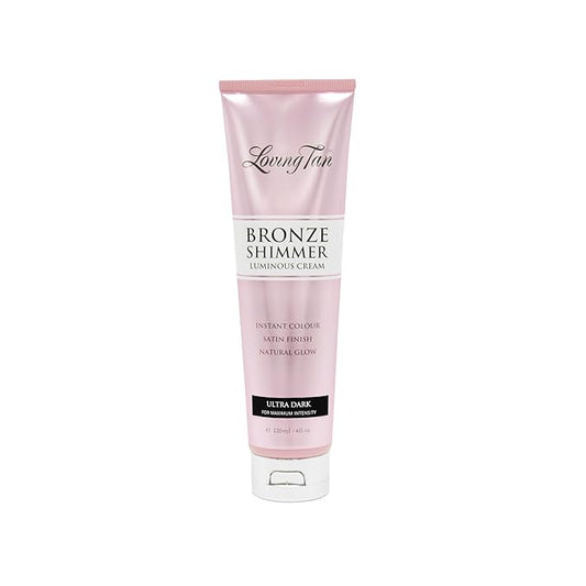 Loving Tan Bronze Shimmer Luminous Cream, Ultra Dark - Streak Free, Natural Looking, Instant Sunless Tanner - 6+ Self Tanning Applications per Tube, Cruelty Free - 4 FL Oz-VivaGrace Women