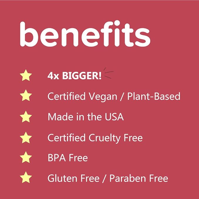 Crazy Rumors Biggie Cherry Cola Flavored All Natural, Plant Based Lip Balm to Moisturize and Nourish your Lips - Cherry Cola Biggie Tube 0.6 oz (4x Larger than standard 0.15 oz lip balm)-VivaGrace Women