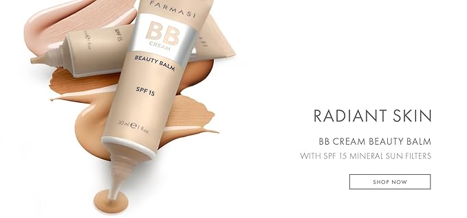 FARMASi Make Up BB Cream Beauty Balm, Full-Coverage Foundation, Concealer, Moisturizer BB Cream for All Skin Types, 1 fl. oz. / 30 ml (Light)-VivaGrace Women