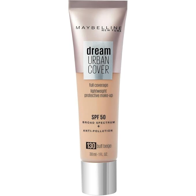 Maybelline Dream Urban Cover Full Coverage Foundation 30ml - 130 Buff Beige-VivaGrace Women