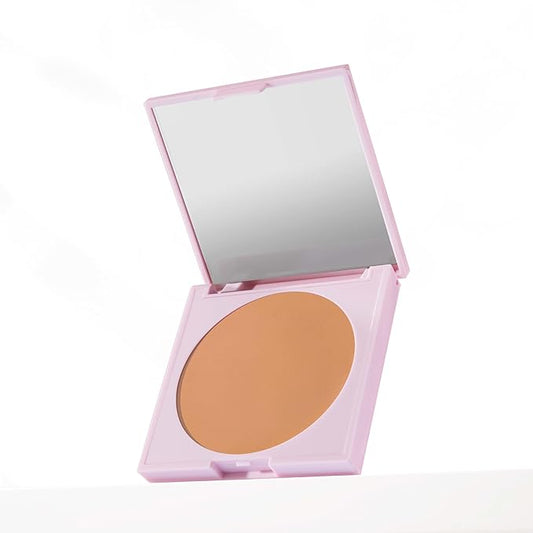 Mally Beauty The Anti-Powder Tinted Finishing Brightener, Light Mally Beauty The Anti-Powder Tinted Finishing Brightener Powder, Deep- Matte Finish, Brightens complexion and Blurs imperfections-VivaGrace Women