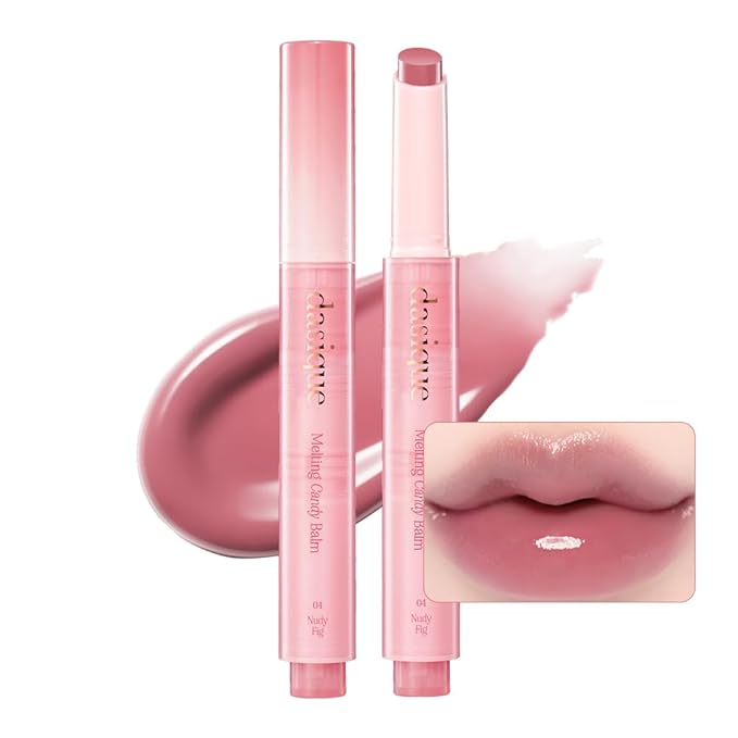 Dasique Melting Candy Balm (#04 Nudy Fig) | Glossy Balm | Moisturizing | For dry Lips | Vegan-VivaGrace Women