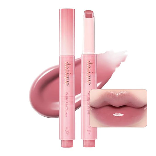 Dasique Melting Candy Balm (#04 Nudy Fig) | Glossy Balm | Moisturizing | For dry Lips | Vegan-VivaGrace Women