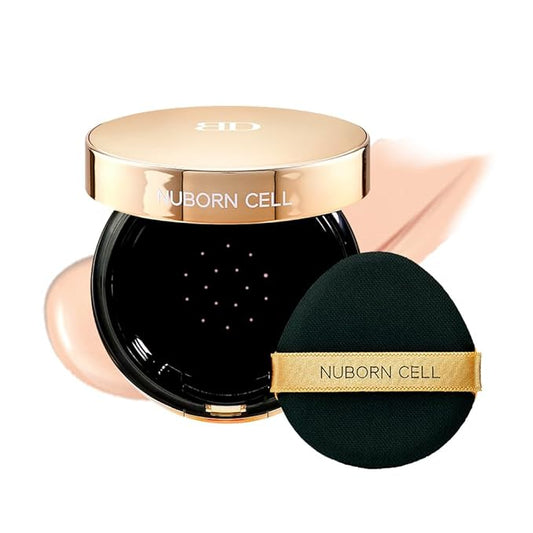 Nuborn Cell Radiant Ampoule Cushion Foundation - 21 Rosy Ivory (Rosy Ivory (21))-VivaGrace Women