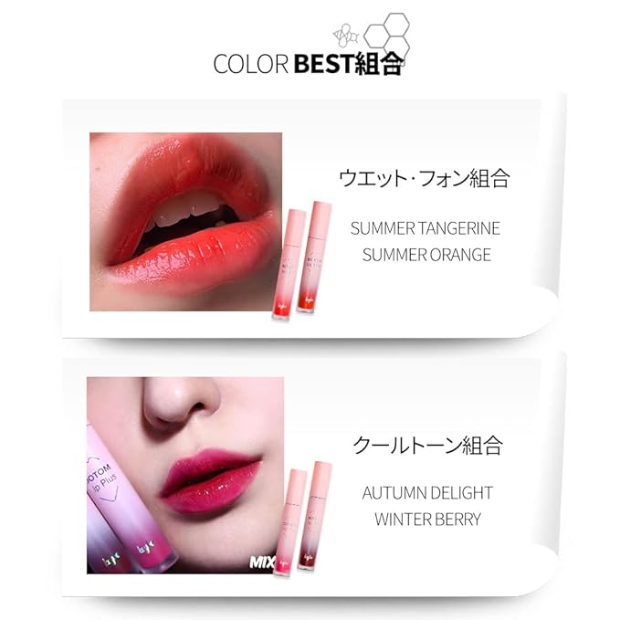 keybo Lip Plumper Dotom Lip Plus 16 Colors, 3 Steps Extreme Plumping Clear Lip Gloss by Essence Lip Care Oil & 16 Color Tints from Korean Makeup (21. Master-Spring Glass)-VivaGrace Women