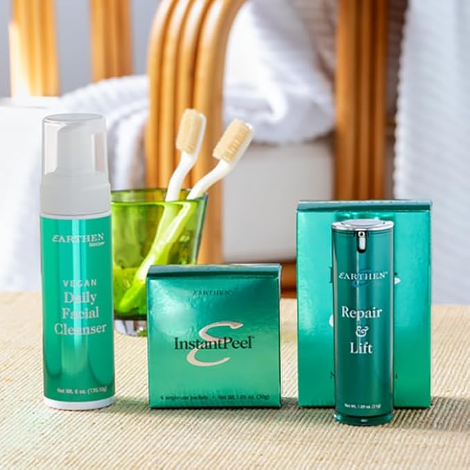 Earthen Skincare Ultimate Skincare Set - Handcrafted Artisanal Skin Care Collection of moisturizers, Face Wash, Anti-Wrinkle - Hydrating Skin Forumula for Healthy Skin (Skincare Power Trio)-VivaGrace Women