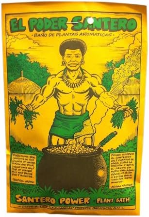 Original Botanica Poder Santero Herb Bath Spiritual Cleansing Body Wash Ritual Negative Energy Protection Herb Purification Healing
