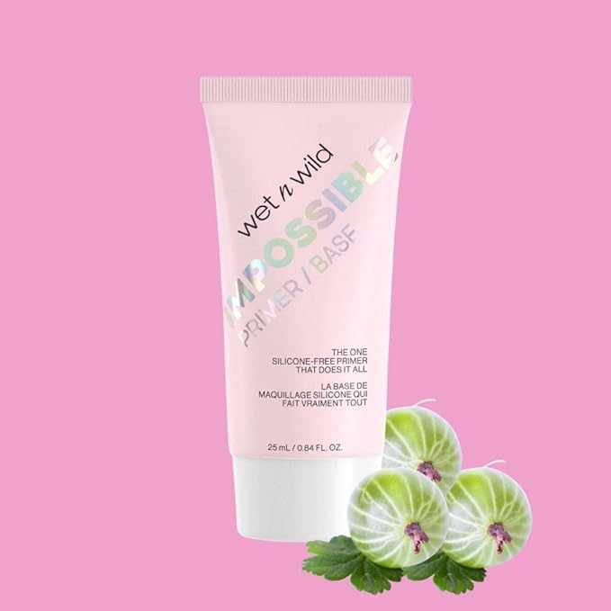 wet n wild Prime Focus Impossible Primer, Clear, Hydrating Matte Finish, 0.84 Fl Oz-VivaGrace Women