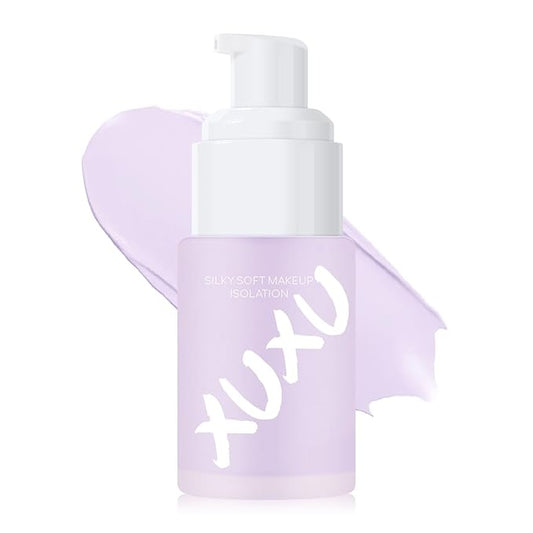 Purple Color Correcting Makeup Primer, Tinted Face Primer Moisturizer Neutralize Skin Tone Brighten Blur Pores Hydrate Makeup Pore Primer Base Tone Correct- Dream Purple 30ML-VivaGrace Women