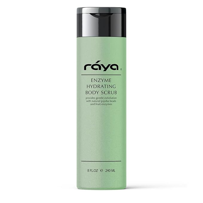 RAYA Enzyme Hydrating Body Scrub 8 oz Cucumber Scent (S-104) | Gentle and Exfoliating Body Scrub | Made with Seaweed, Jojoba Beads, and Fruit Enzymes-VivaGrace Women