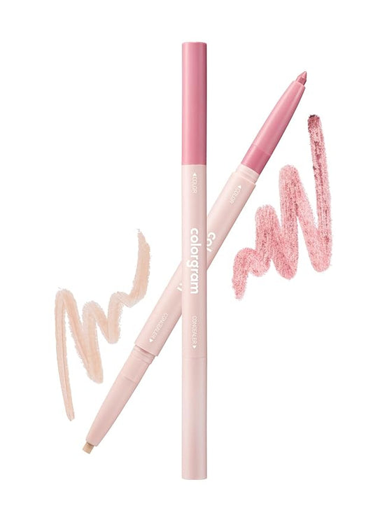 COLORGRAM Under Eye Highlighter Stick - 05 Berry | Silky-Smooth Long-Lasting Highlighter & Contouring Stick for Smudge-Proof, Shining Daily Makeup | K-Beauty Face Highlighters & Luminizers-VivaGrace Women