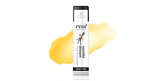 Organic Lip Balm With Coconut Oil | Handmade In the USA | Vanilla Dream 4-Pack | Natural Lip Balm | Coconut Oil Lip Balm for Dry & Cracked Lips | Beeswax Lip Balm | 4 Lip Balm Pack-VivaGrace Women