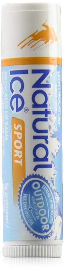 Natural Ice Mentholatum Sport Medicated Lip Protectant With Spf 30 Sunscreen, 0.15 Ounce-VivaGrace Women