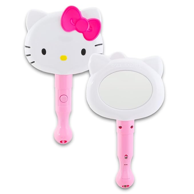 Hello Kitty Lip Balm Set - Bundle with Hello Kitty 4 Pack Lip Balm Plus Hello Kitty Light Up Mirror, Stickers, More | Hello Kitty Lip Balm for Girls-VivaGrace Women